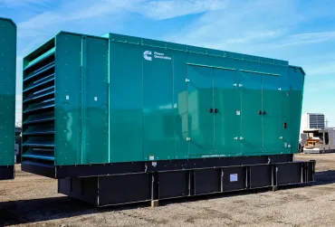 1 1000kw cummins industrial generator unit 090354 exterior