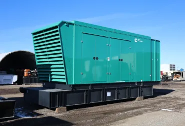 1 1000kw cummins industrial generator unit 090357 exterior