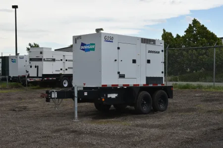 124kW Doosan industrial generator for sale by Generator Source