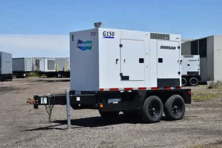 124kW Doosan industrial generator for sale by Generator Source