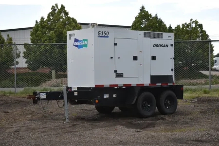 124kW Doosan industrial generator for sale by Generator Source