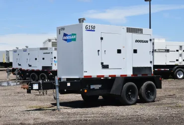 1 120kw doosan industrial generator unit 090011 exterior