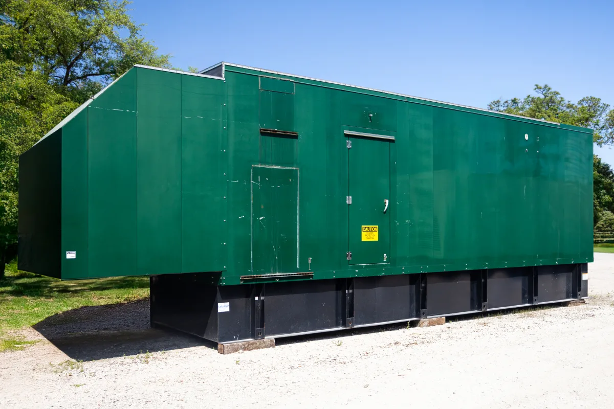 1 1500kw cummins industrial generator unit 091343 exterior