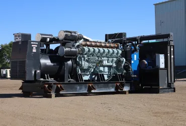 1 2000kw generac industrial generator unit 091552 exterior