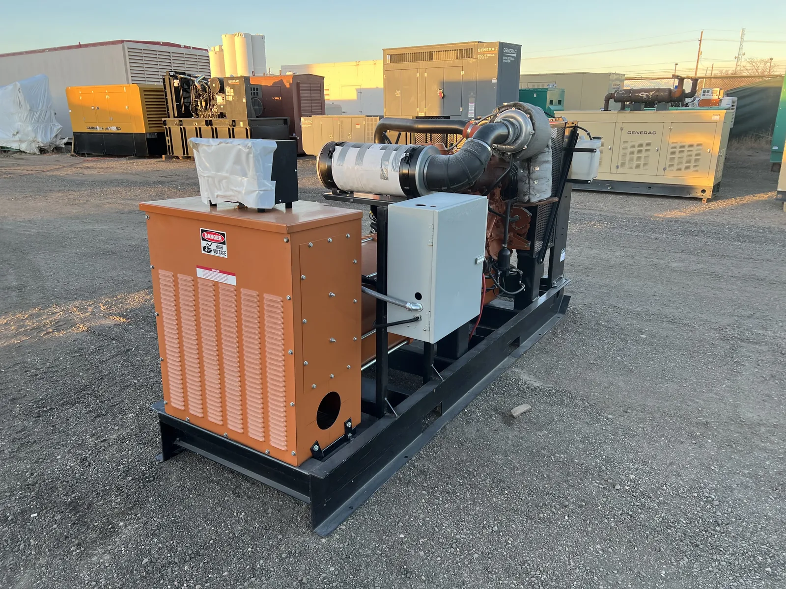 1 200kw generac industrial generator unit 089361 exterior