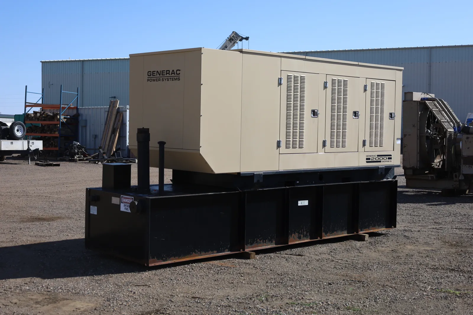 1 200kw generac industrial generator unit 091532 exterior