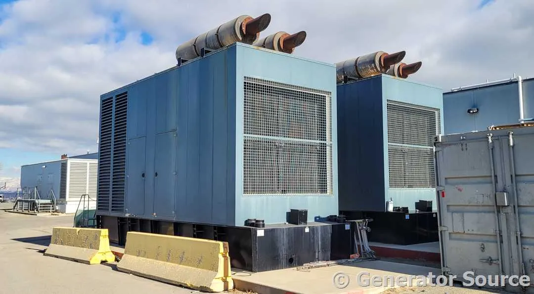1 2250kw cummins industrial generator unit 092054 exterior