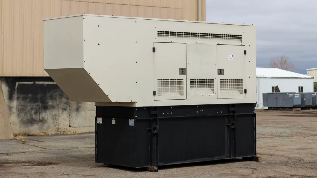 1 225kw baldor industrial generator unit 092210 exterior