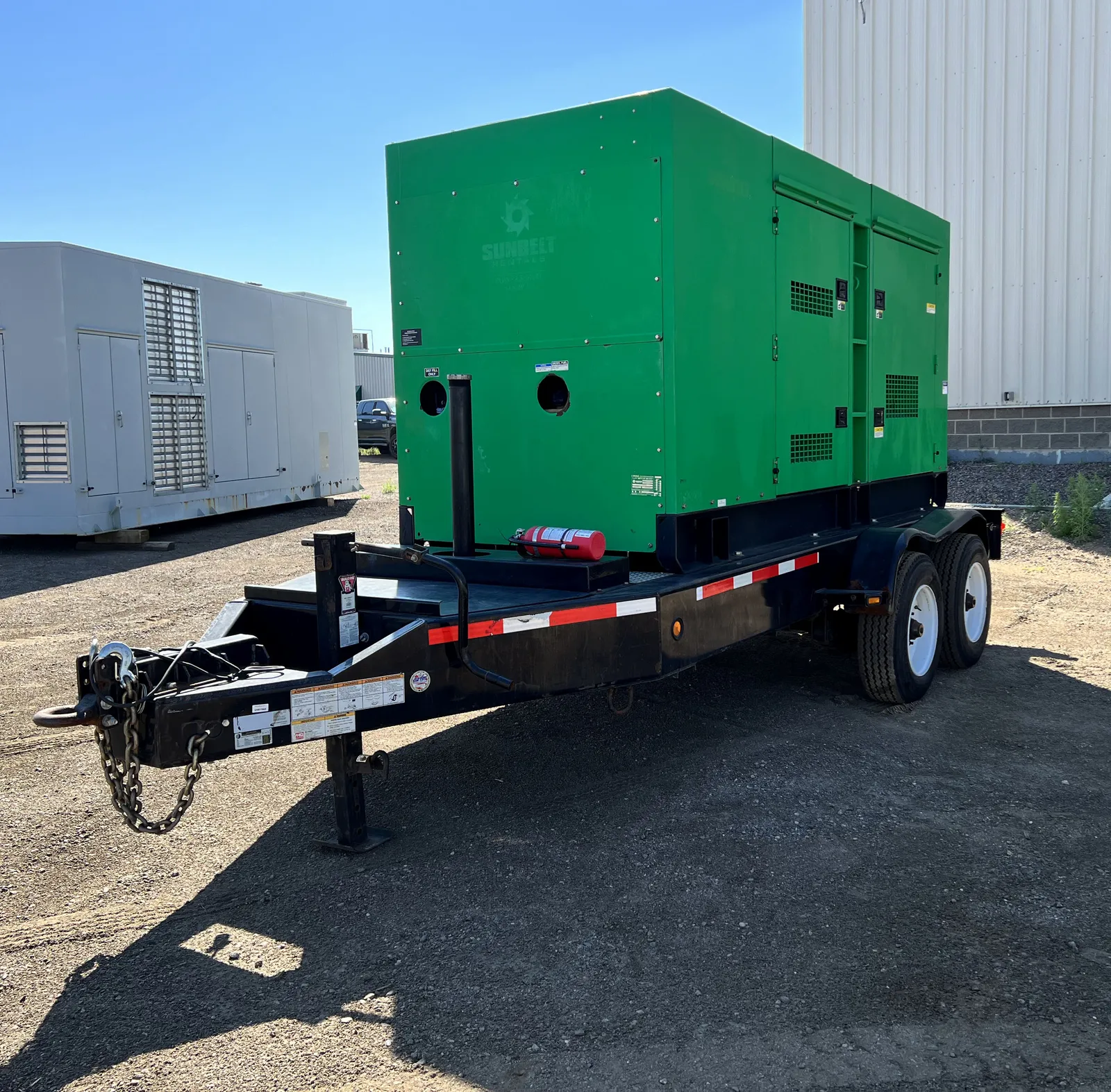 1 240kw multiquip industrial generator unit 089438 exterior
