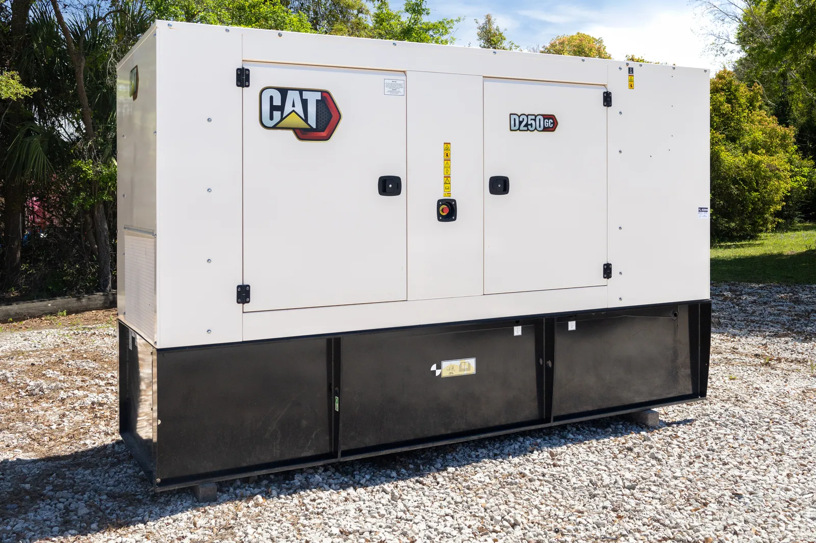 1 250kw caterpillar industrial generator unit 092094 exterior