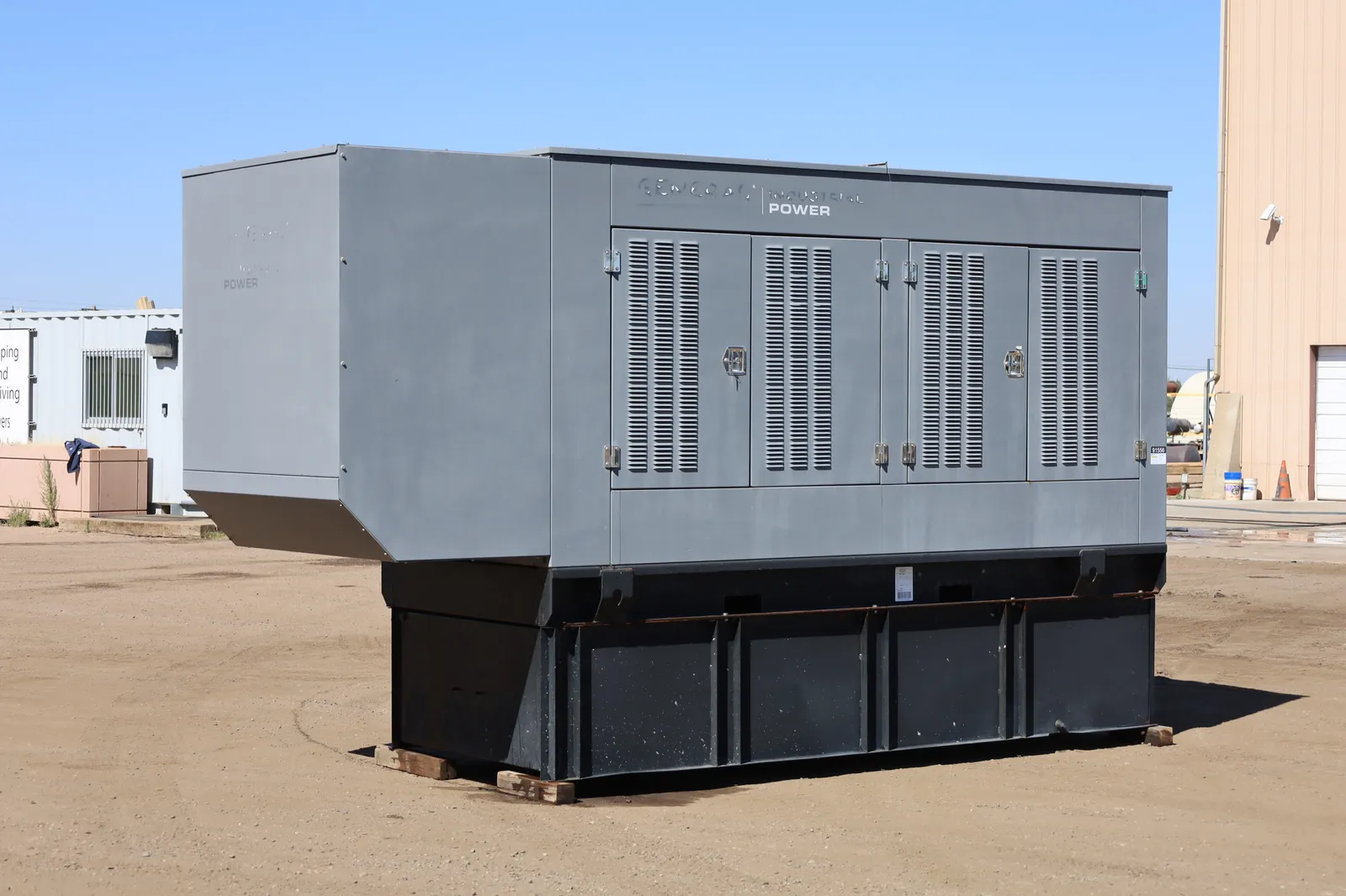 1 300kw generac industrial generator unit 091556 exterior