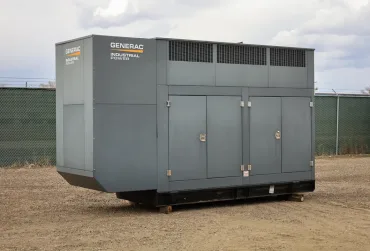 1 300kw generac industrial generator unit 092047 exterior