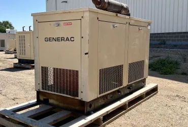 1 30kw generac industrial generator unit 089459 exterior
