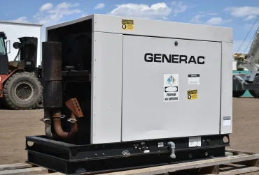 1 35kw generac industrial generator unit 089175 exterior