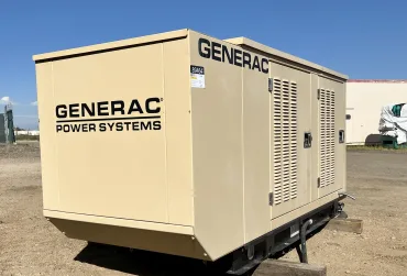 1 35kw generac industrial generator unit 089464 exterior