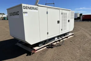 1 35kw generac industrial generator unit 089748 exterior