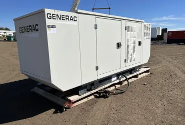 1 35kw generac industrial generator unit 089748 exterior