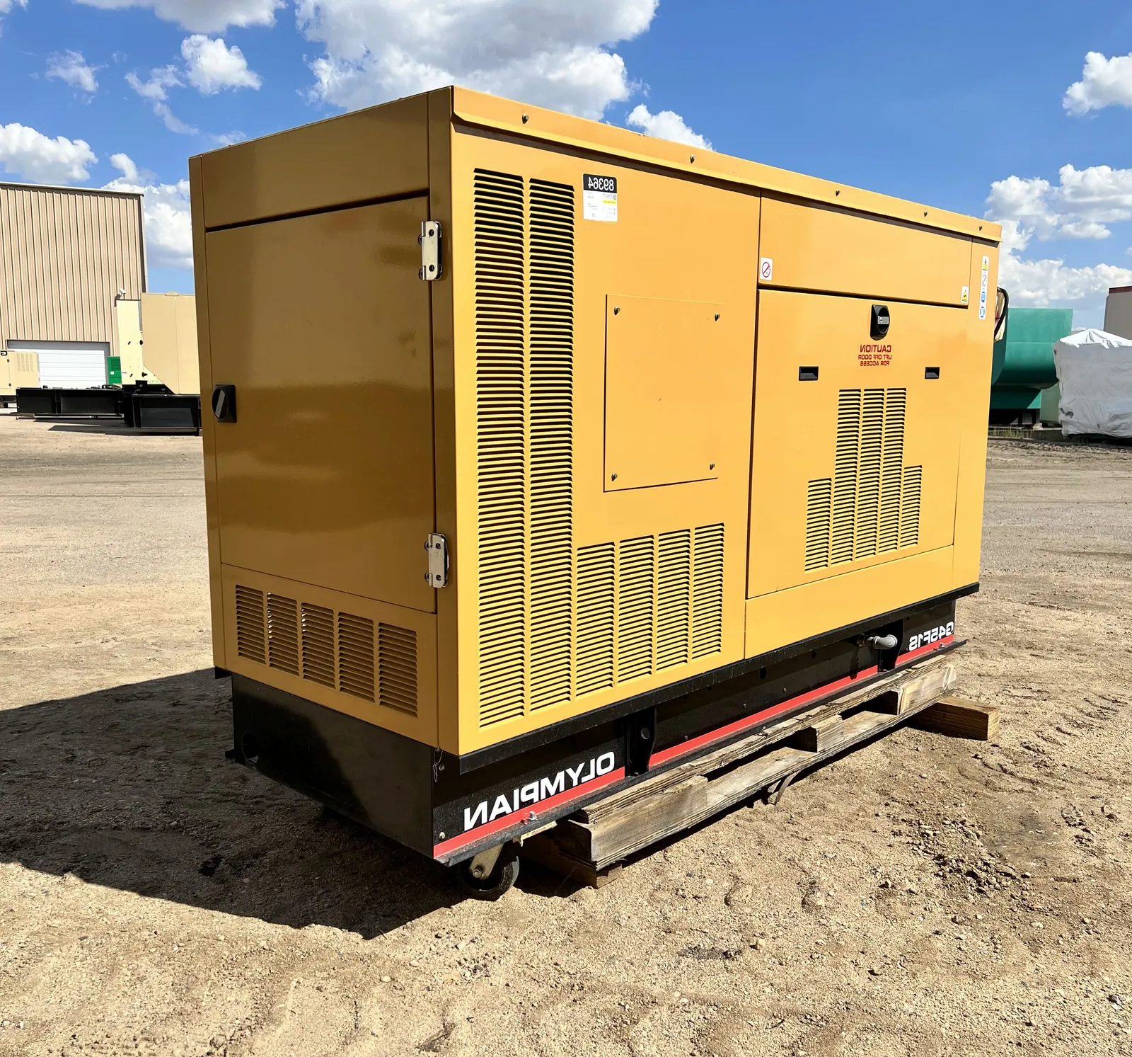 1 40kw olympian industrial generator unit 089364 exterior