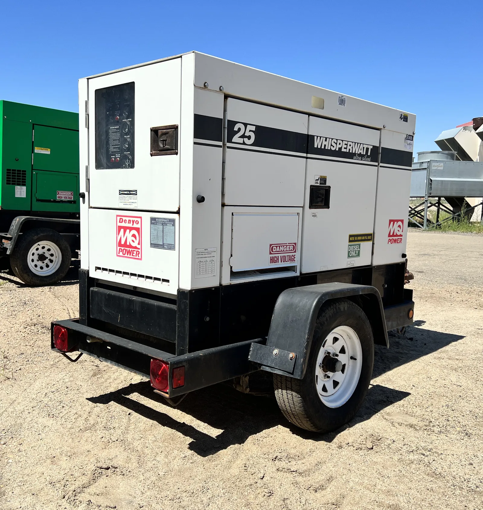 1 40kw olympian industrial generator unit 089368 exterior