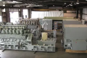 1 4200kw waukesha industrial generator unit 090975 exterior