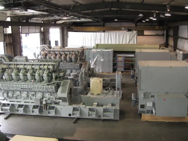 1 4200kw waukesha industrial generator unit 090975 exterior