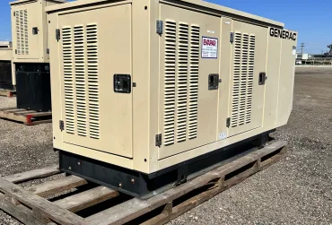 1 45kw generac industrial generator unit 089453 exterior