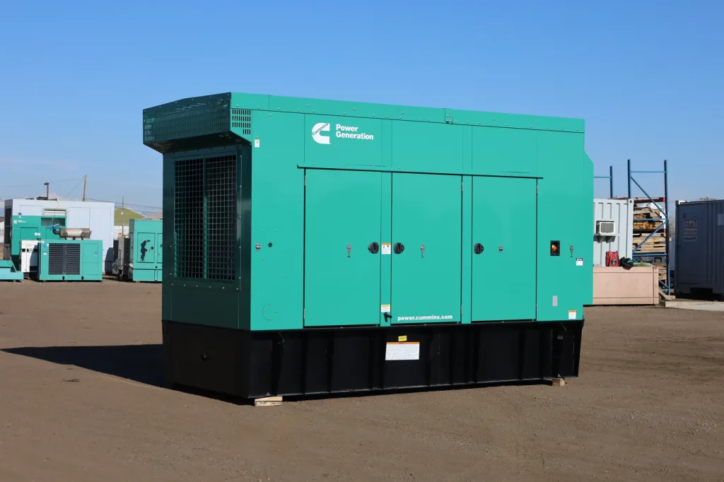 1 500kw cummins industrial generator unit 089794 exterior