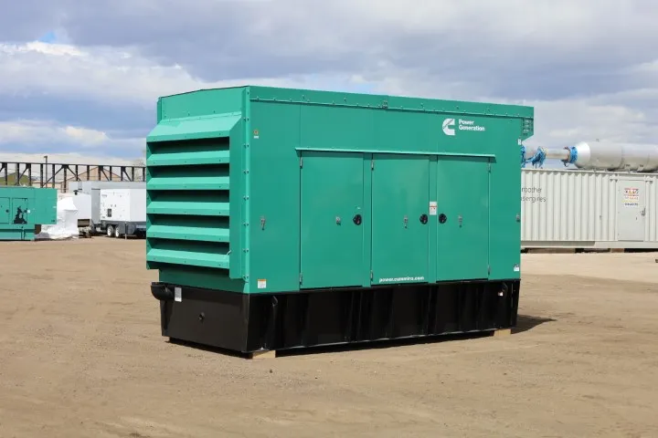 1 500kw cummins industrial generator unit 090344 exterior
