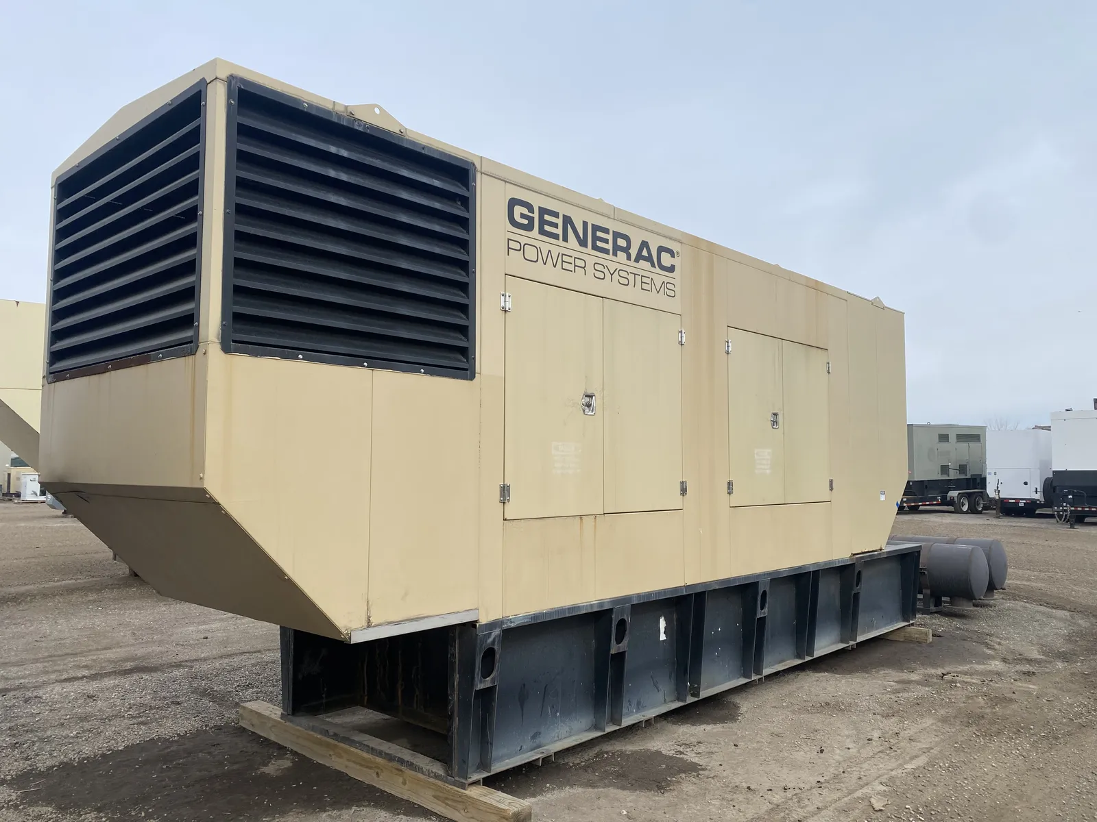 1 500kw generac industrial generator unit 089250 exterior