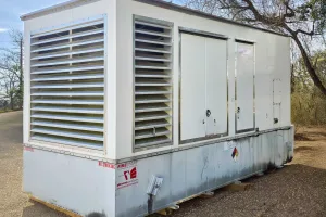 1 600kw cummins industrial generator unit 092096 exterior