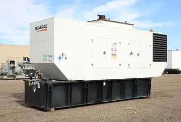 1 600kw generac industrial generator unit 089254 exterior
