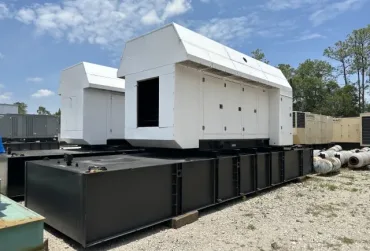 1 600kw generac industrial generator unit 089719 exterior