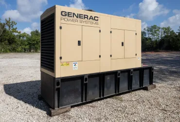 1 600kw generac industrial generator unit 091242 exterior