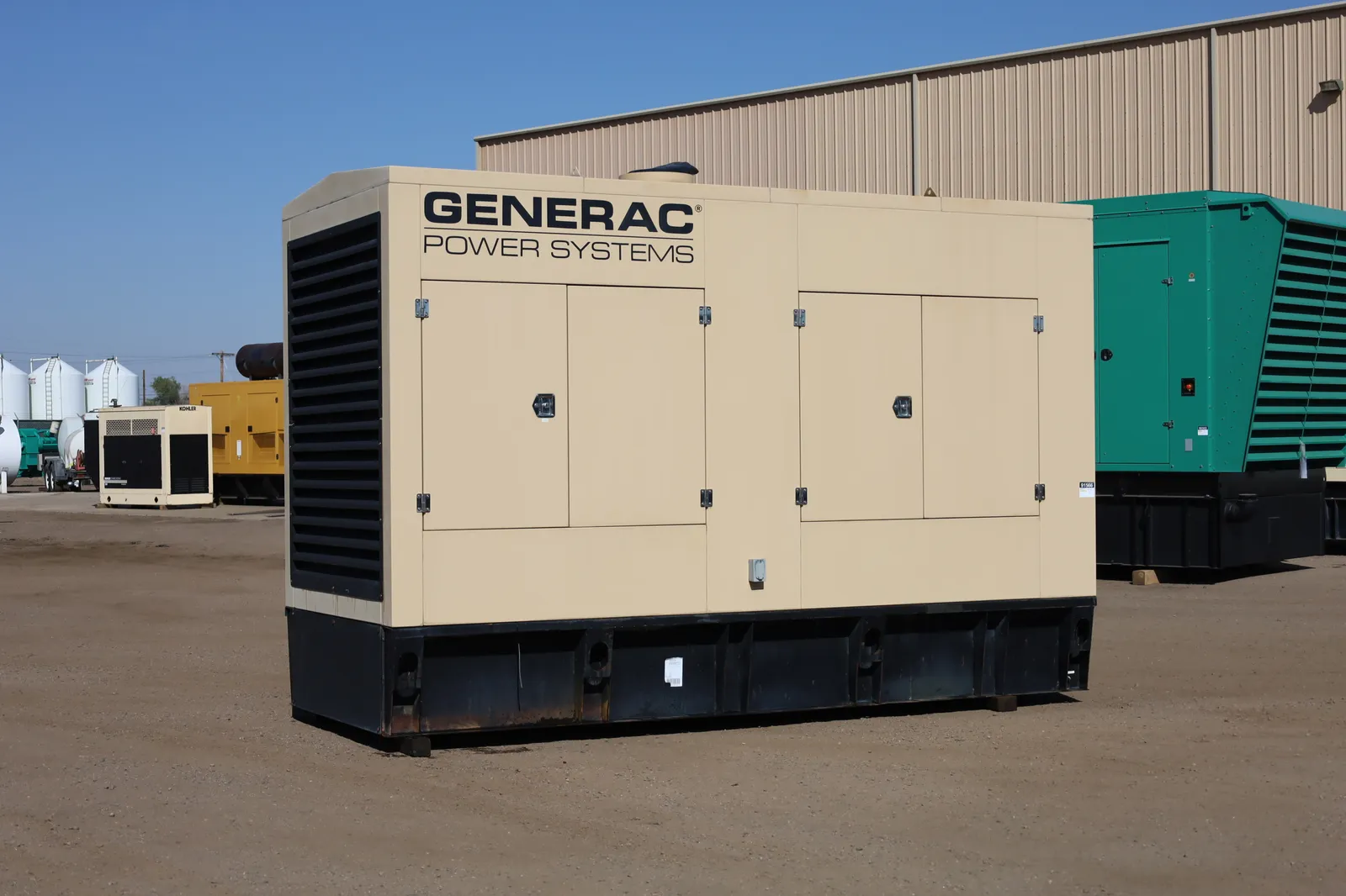1 600kw generac industrial generator unit 091566 exterior
