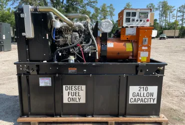 1 60kw generac industrial generator unit 089233 exterior