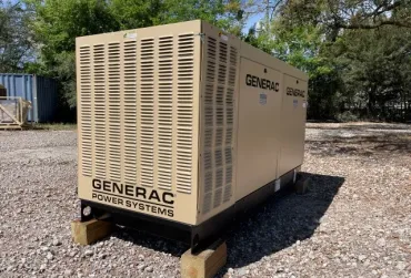 1 70kw generac industrial generator unit 089664 exterior