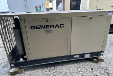 1 70kw generac industrial generator unit 089684 exterior