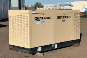 1 70kw generac industrial generator unit 089828 exterior