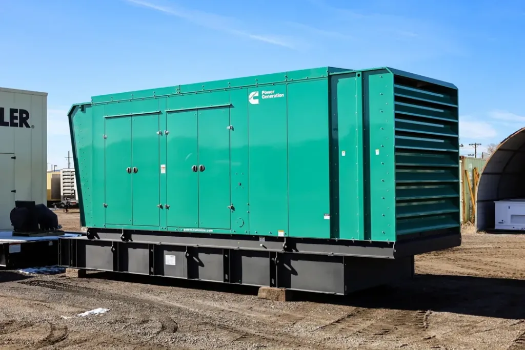 A Look At Our In-Stock Cummins Generators 2 2 1000kw cummins industrial generator unit 089789 exterior