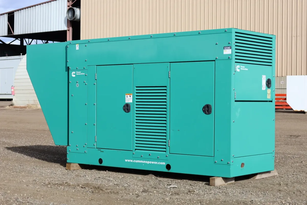 2 100kw cummins industrial generator unit 092080 exterior