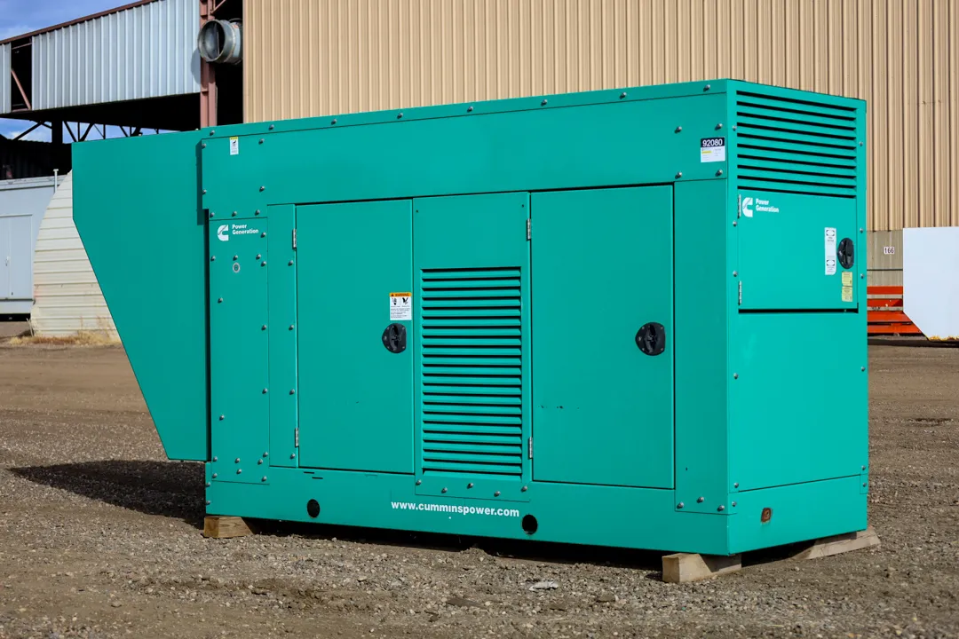 2 100kw cummins industrial generator unit 092081 exterior