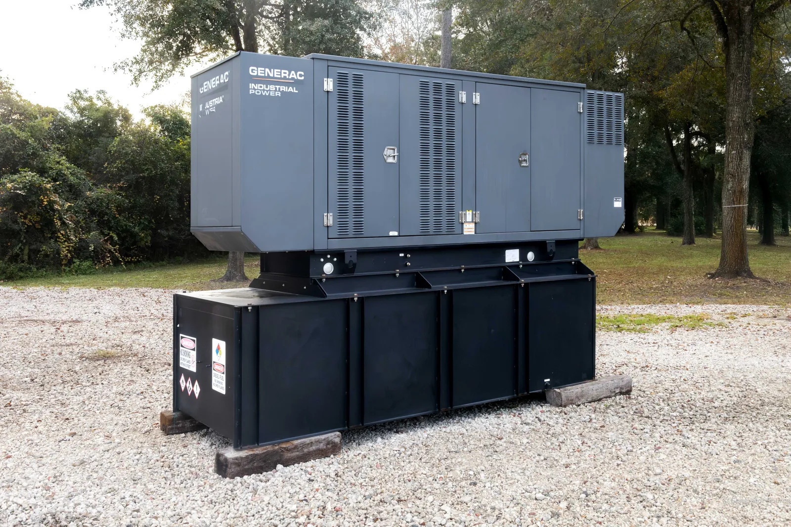 2 100kw generac industrial generator unit 091422 exterior