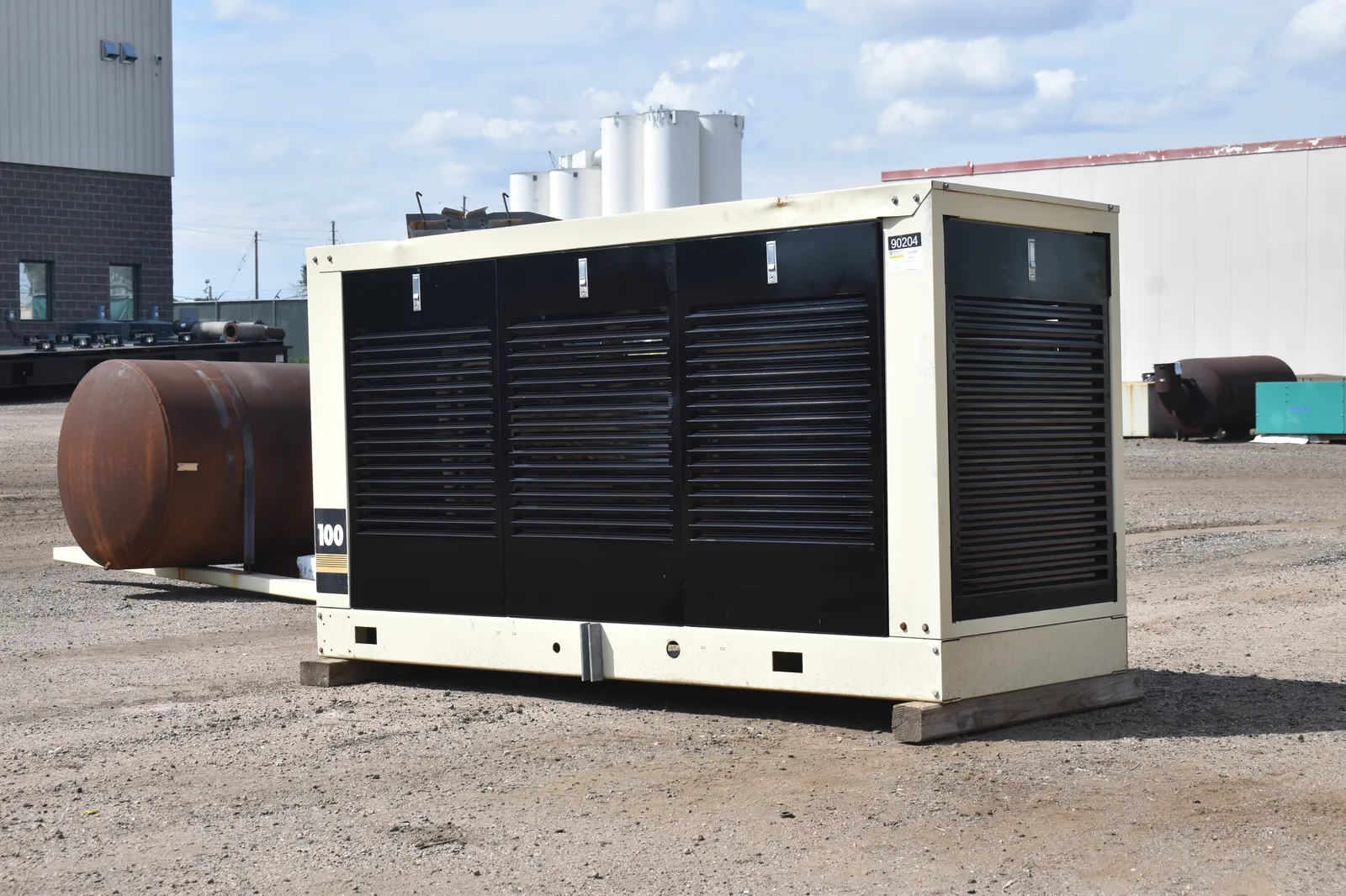 2 100kw kohler industrial generator unit 090204 exterior