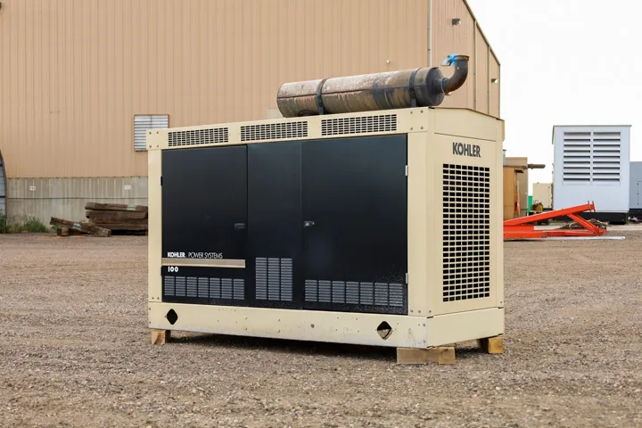 2 100kw kohler industrial generator unit 091370 exterior