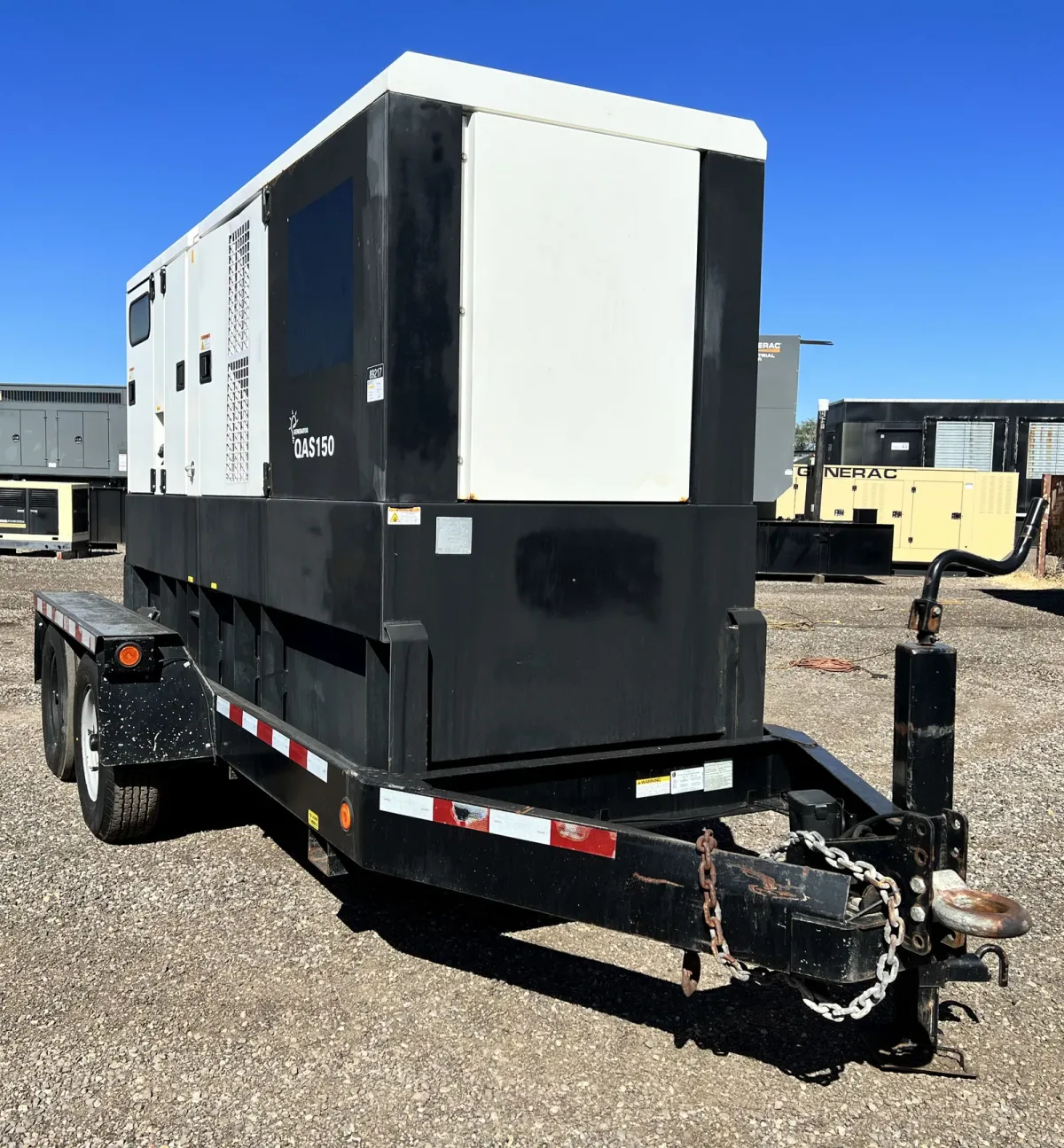 2 125kw atlas copco industrial generator unit 089217 exterior