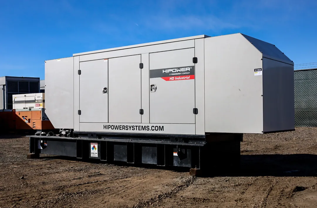 2 130kw hipower industrial generator unit 091864 exterior