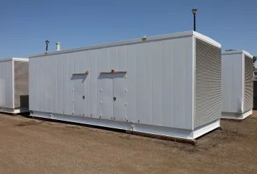 2 1500kw cummins industrial generator unit 091400 exterior