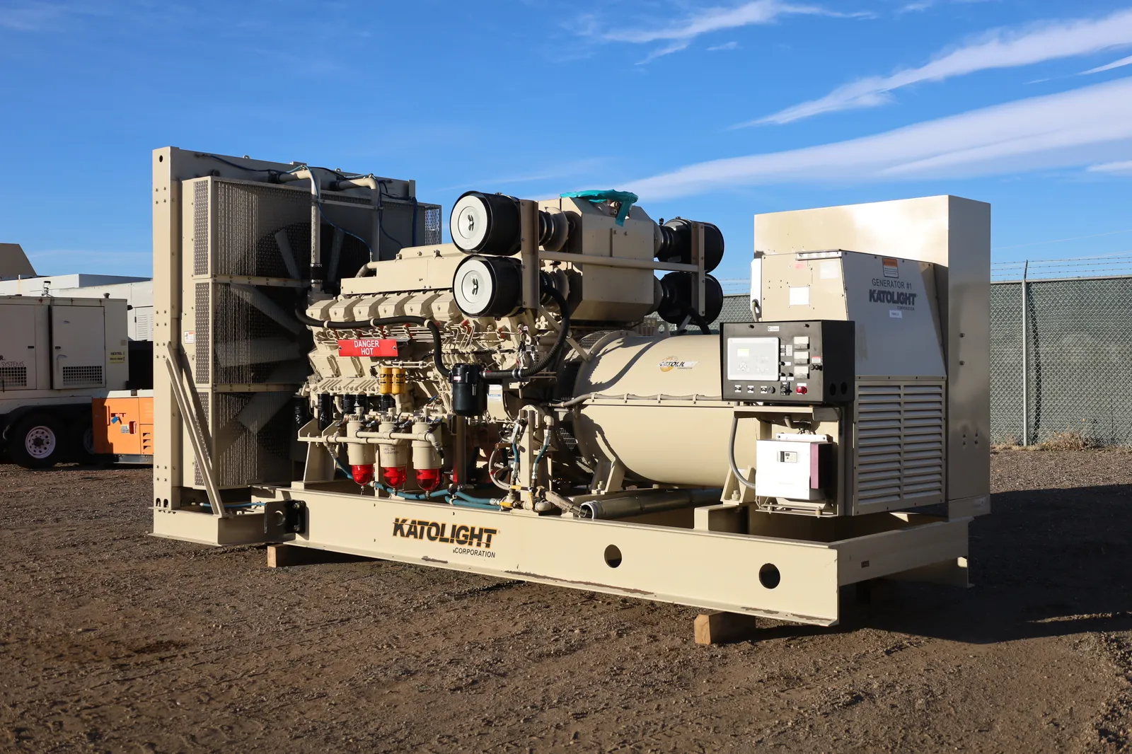 2 1500kw katolight industrial generator unit 091934 exterior