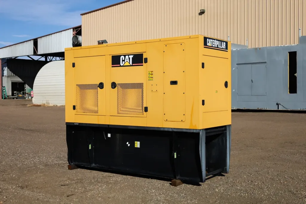 2 150kw caterpillar industrial generator unit 092119 exterior