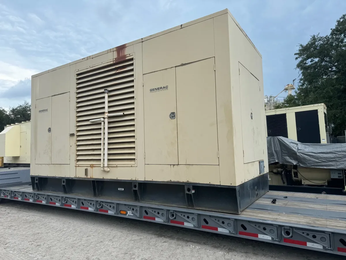 2 1750kw generac industrial generator unit 091356 exterior